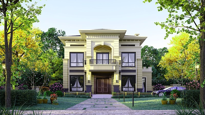 巴州中式合院住宅，开放庭院与邻里乡亲更亲近